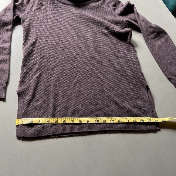 Purple long cashmere cowl sweater (s) - Picture 11 of 11